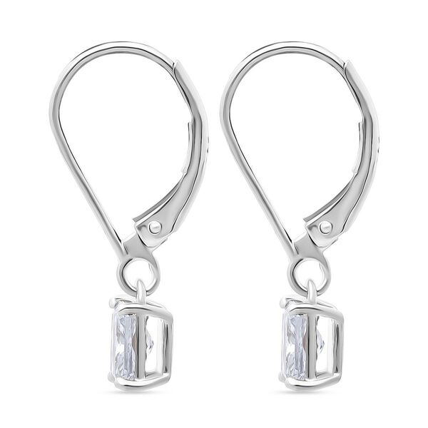 LUXURIANT SGL zertifizierte VS-GH Labor Diamant Ohrringe, 925 Silber rhodiniert - 1 ct. image number 4