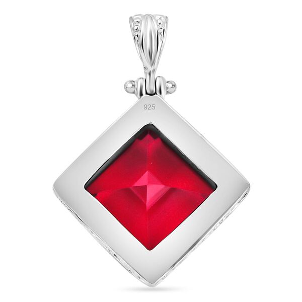 Royal Bali Kollektion - Padparadscha Triplett Quarz Anhänger - 18,65 ct. image number 4