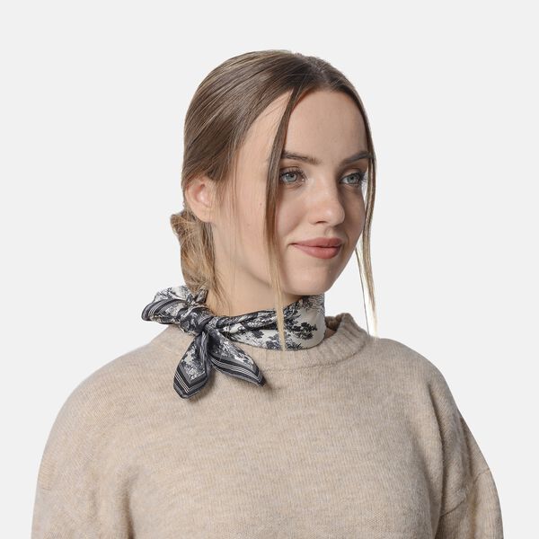 LA MAREY - 100 % natürlicher Maulbeerseiden Schal image number 2