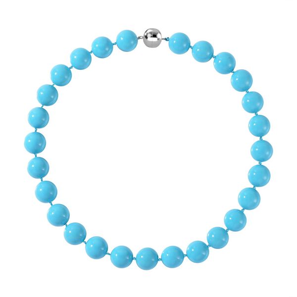 Sleeping Beauty T&uuml;rkis Muschelperle 50cm Halskette