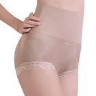 SANKOM Damen Haltungskorrektur Panty mit Spitze Shapewear, Größe L/XL, Pfirsich  image number 1