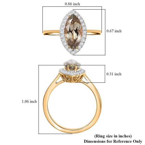 AAA Turkizit, Weißer Diamant Ring 585 Gold (Größe 17.00) ca. 2,25 ct image number 5