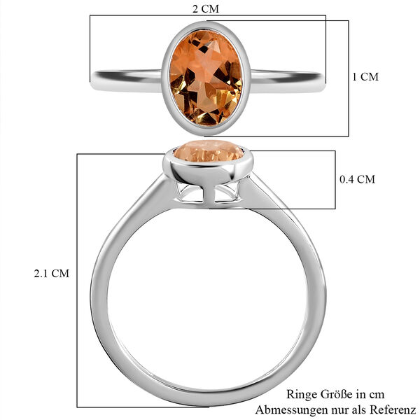 Citrin Ring, 925 Silber (Gr&ouml;&szlig;e 16.00) ca. 1,21 ct image number 7