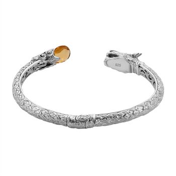 Royal Bali Kollektion- Citrin Armreif, 19cm - 7 ct.