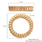 Goldener, kaiserlicher Topas-Ring, 925 Silber vergoldet  ca. 4,58 ct image number 5