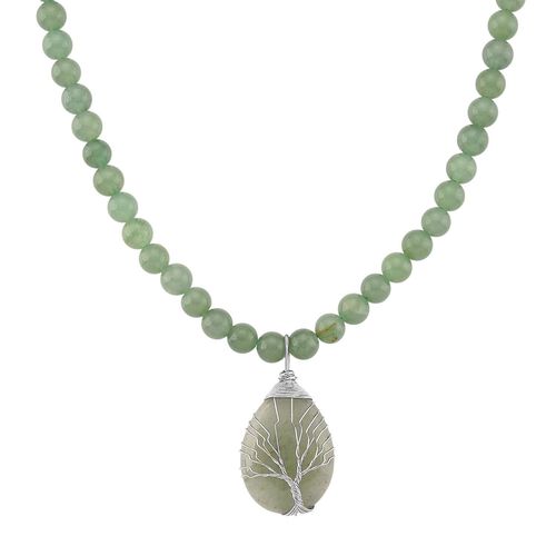 Grüner Aventurin Halskette ca. Flexibles cm ca. 230.00 ct image number 0