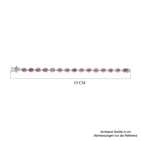 Afrikanisches Rubin-Armband, 18 cm - 10,82 ct. image number 5