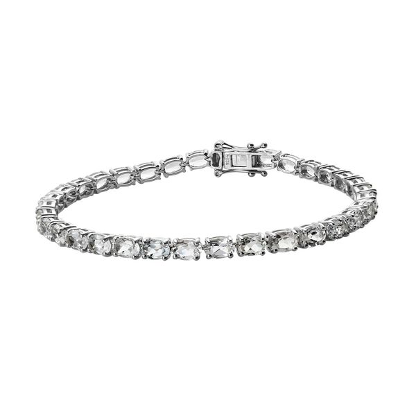 Golconda Diamant-Topas Armband, ca. 20 cm, 925 Silber platiniert ca. 17,46 ct