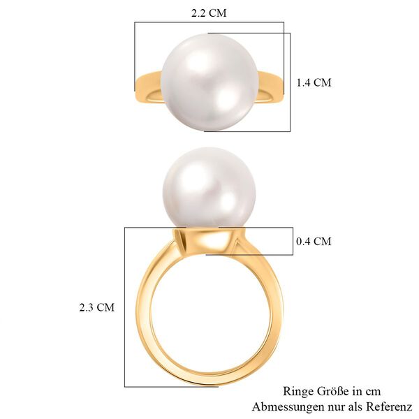 Süßwasserperle Ring - 17,92 ct. image number 7