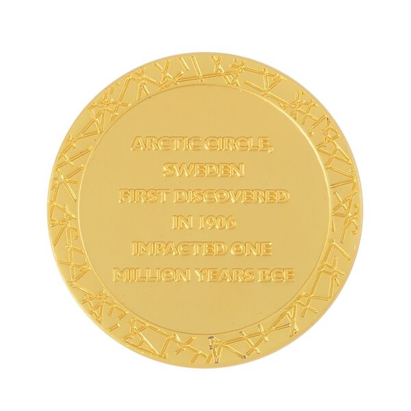 Antik-Finish Sammler-Meteorit in Goldton image number 4