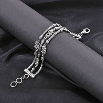 Royal Bali - Drachen Armband, 925 Silber, ca. 19 cm, ca. 34,55g
