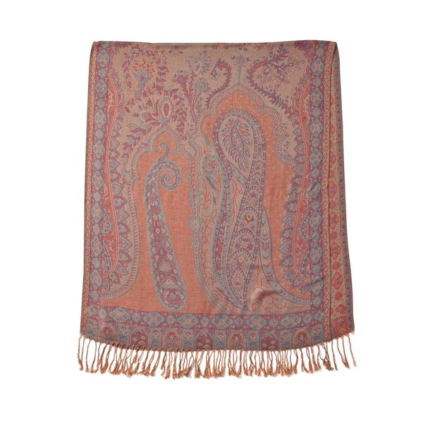 Paisley Schal, pfirsisch image number 2