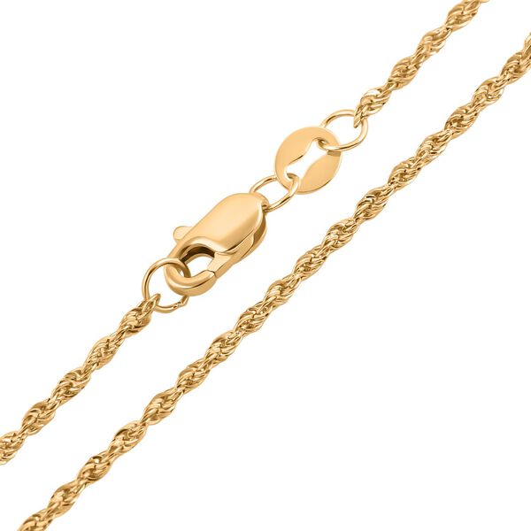 ILIANA - Italienische Kordelkette in 750 Gelbgold image number 4
