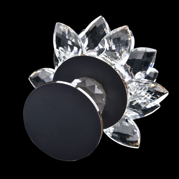 The 5th Season - Lotus-Design-Kristall-Kerzenhalter, Transparent, 7.5x13cm image number 4