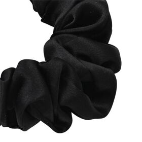 LA MAREY 2er-Set Scrunchies aus 19mm 100% Maulbeerseide, Schwarz