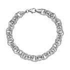 Designer inspiriertes Armband, 925 Silber platiniert ca. 19 cm ca. 15,00g image number 0