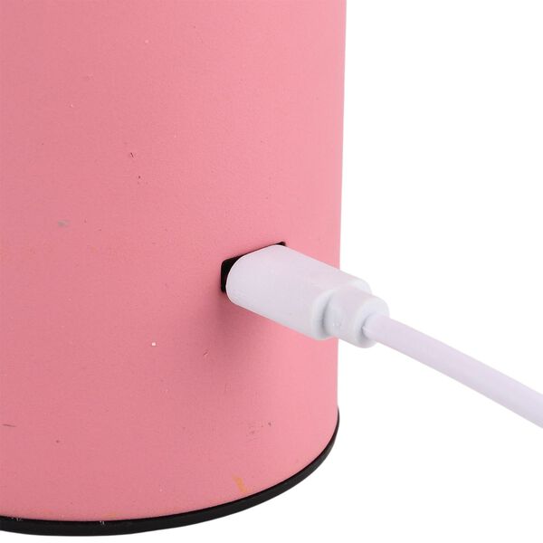 LIVMORE Wiederaufladbare und tragbare LED-Tischlampe, 12,5x20,5cm, Rosa image number 6