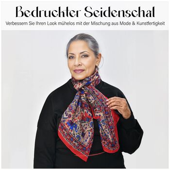 Seiden Schal, orange