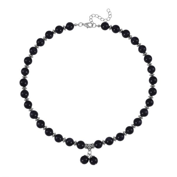 Blauer Sandstein Schmuckset  Legierung Antik-silber-Plattierung ca. 275.00 ct image number 3