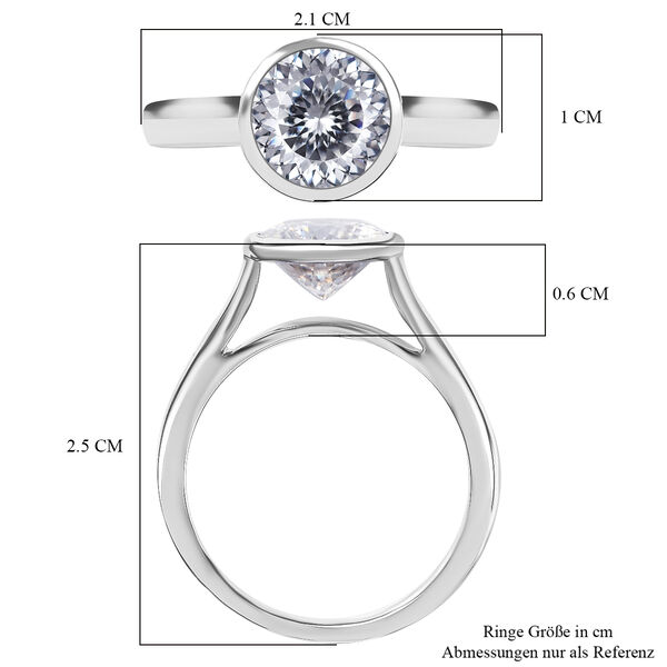 Moissanit Ring - 1,82 ct. image number 7