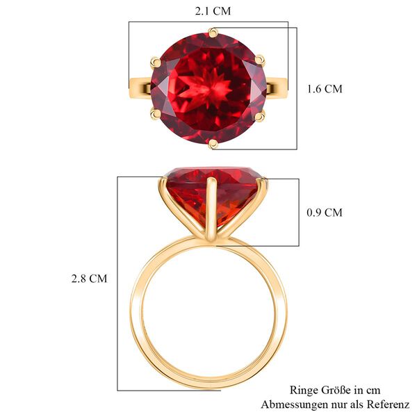 D'Joy Labor Padparadscha Saphir Ring - 13,12 ct. image number 7