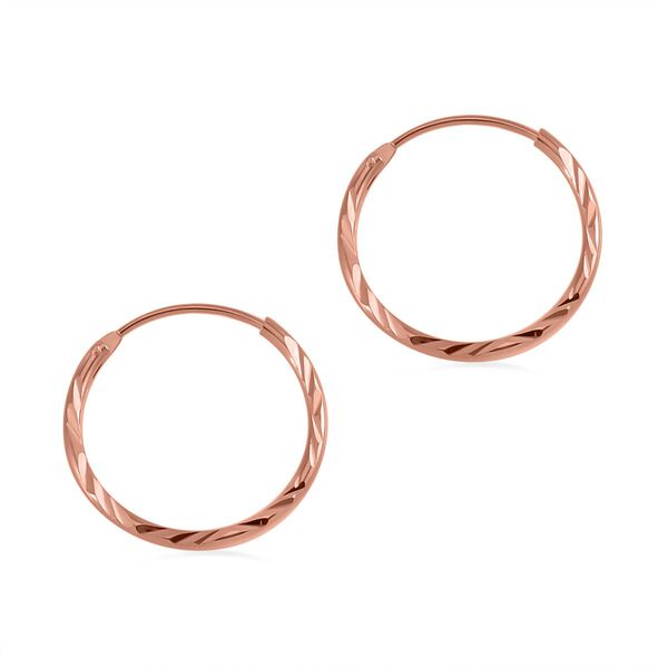 925 Silber ros&eacute;vergoldetOhrringe ca. 1,08g image number 4