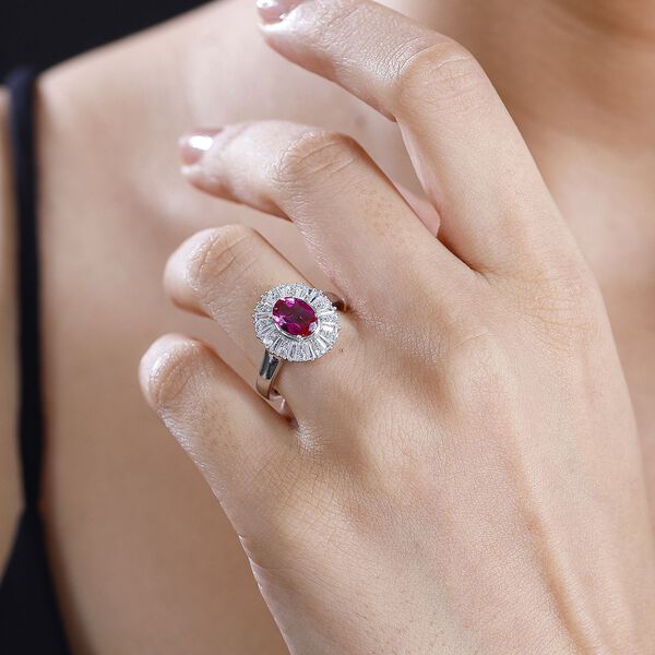 Labor roter Beryll und Zirkon-Ring - 2,22 ct. image number 4