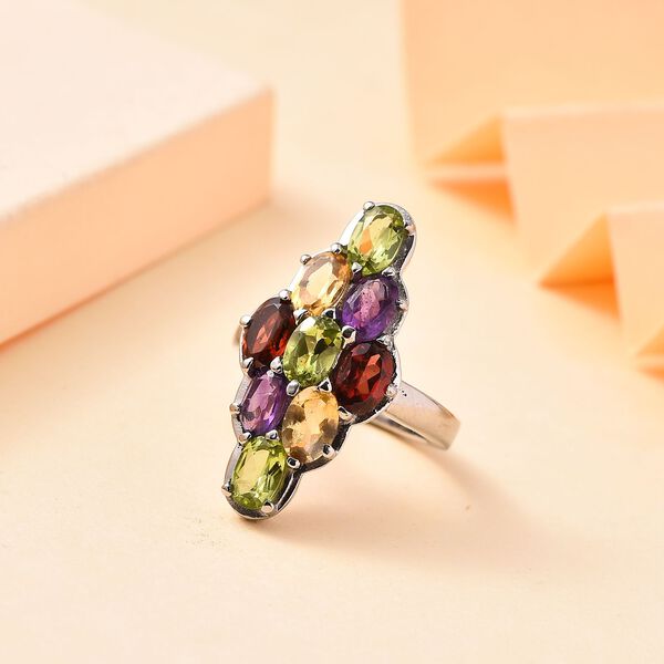 Multi-Edelstein-Ring - 4,42 ct. image number 2