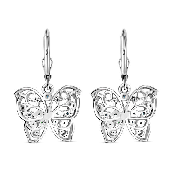 D'Joy blaue Diamant Ohrringe - 0,26 ct. image number 5