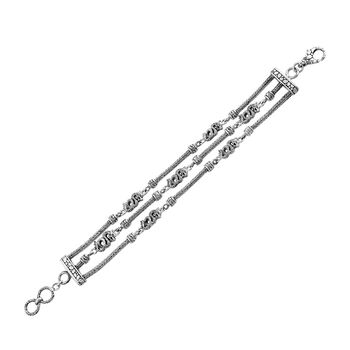 Royal Bali - Drachen Armband, 925 Silber, ca. 19 cm, ca. 34,55g