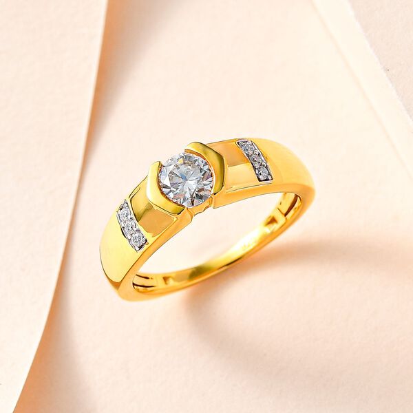 Moissanit Ring- 0,50 ct. image number 7