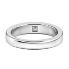 RHAPSODY Diamant Band-Ring, zertifiziert VS E-F, 950 Platin  ca. 0,14 ct image number 4