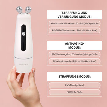 Beauty EMS und Vibrations-Ger&auml;t mit Rotlicht