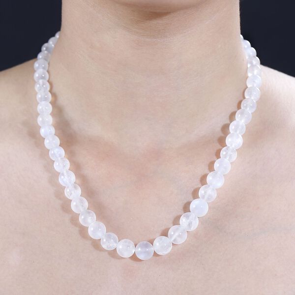 D'Joy Regenbogen Mondstein Halskette, 45 cm - 210 ct. image number 8