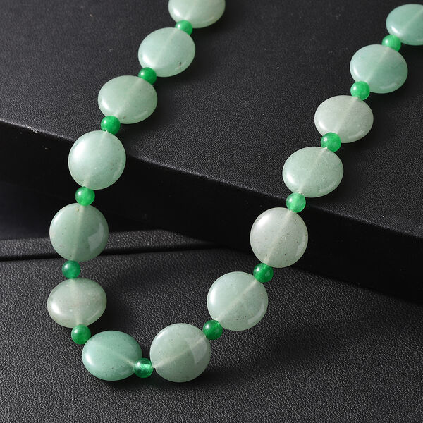 EverTrue gr&uuml;ne Aventurin 45+5cm Halskette - 240 ct. image number 5