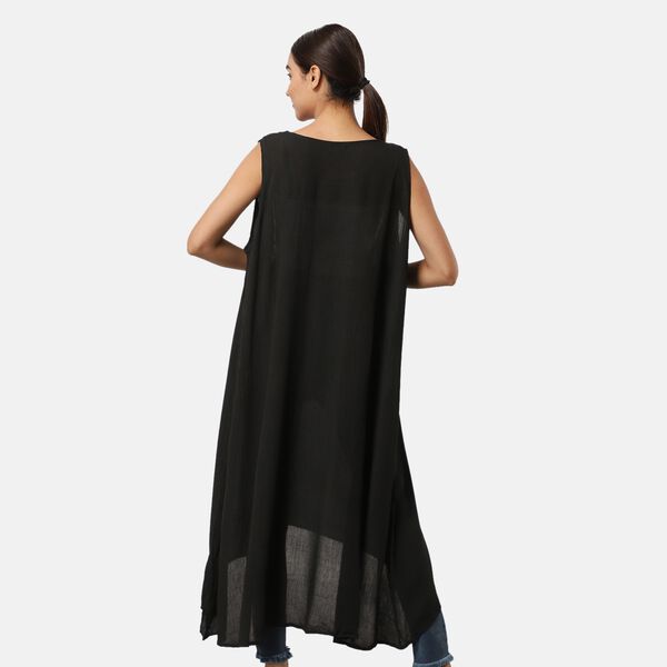 Luftiges Sommerkleid, Einheitsgr&ouml;&szlig;e, Schwarz image number 2