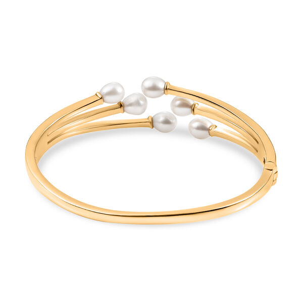 Süßwasserperlen Armreif, 19 cm - 18,05 ct. image number 5