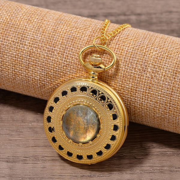 STRADA Labradorit Kettenuhr, 91,4 cm - 15 ct. image number 2