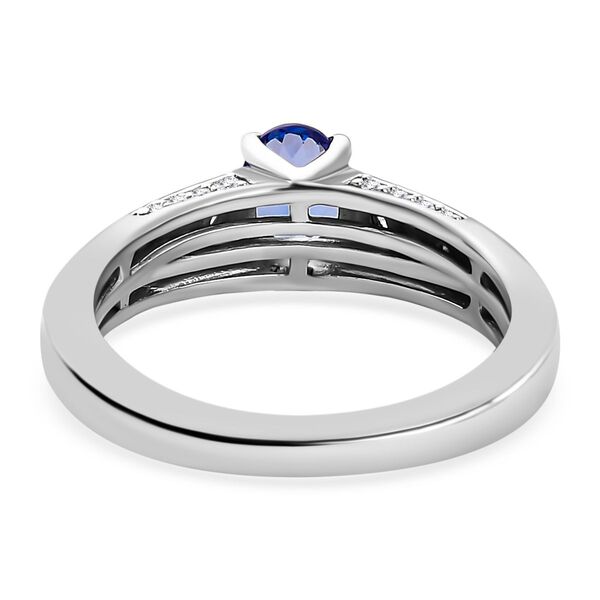 Tansanit und Zirkon Ring - 0,84 ct. image number 6
