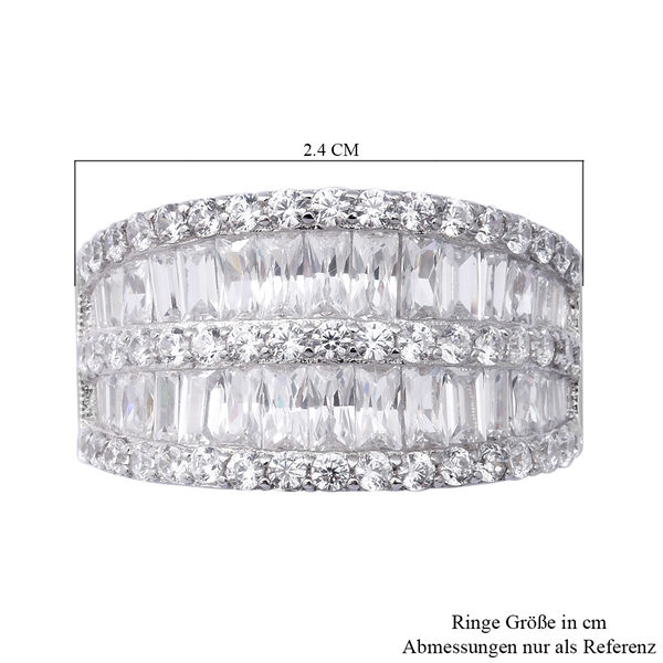 LUSTRO STELLA - Zirkonia Ring 925 Silber rhodiniert  ca. 1,97 ct image number 7