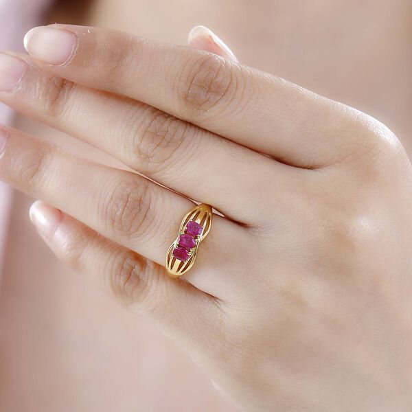 Afrikanischer Rubin-Ring - 0,76 ct. image number 3