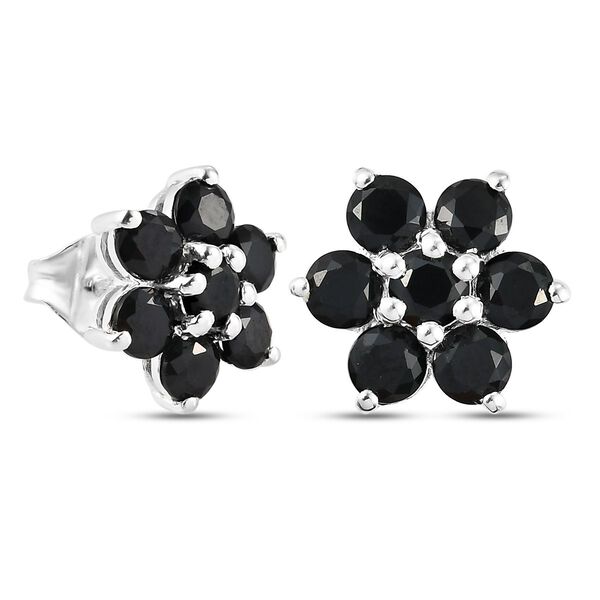 Schwarze Spinell-Ohrstecker - 3,42 ct. image number 4