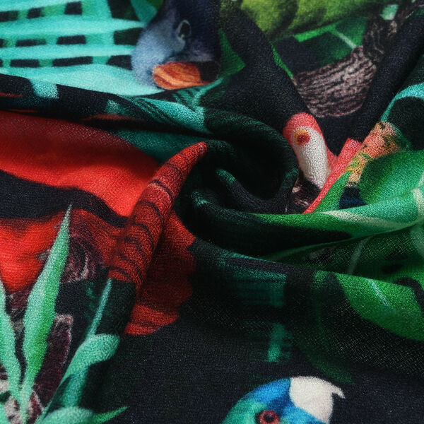 LA MAREY Schal aus 100% Kaschmirwolle, 70x195 cm, Grün image number 5