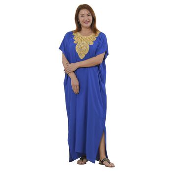 TAMSY - elegantes Kleid, One Size, blau