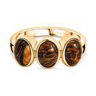 Skript Stein Ring Messing (Größe 17.00) ca. 2,45 ct