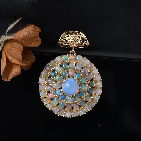 AA Natürlicher, äthiopischer Welo Opal-Anhänger - 6,43 ct. image number 3