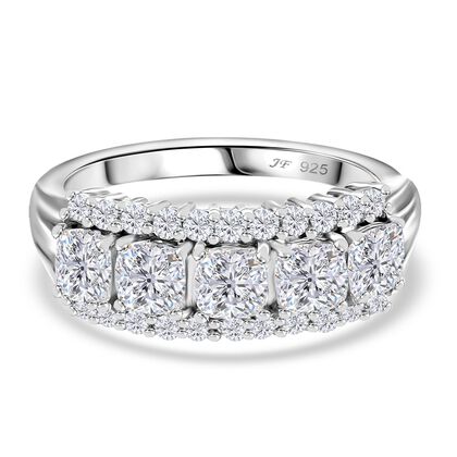 J Francis gefertigt mit SWAROVSKI Zirkonia Ring 925 Silber rhodiniert (Gr&ouml;&szlig;e 20.00)