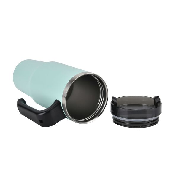 Edelstahlbecher 887 ml mit Strohhalm in T&uuml;rkis image number 9