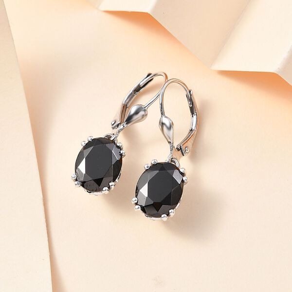 Elite Shungit und Zirkon Ohrringe - 3,36 ct. image number 2