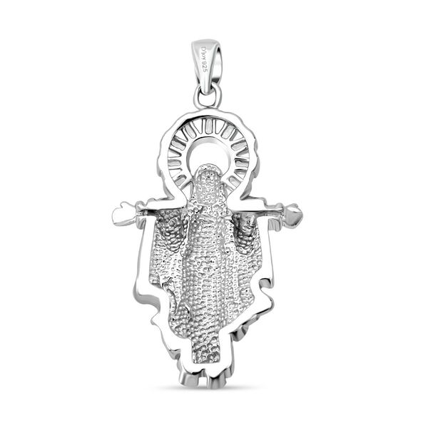 LUSTRO STELLA weißer Zirkonia Anhänger image number 4